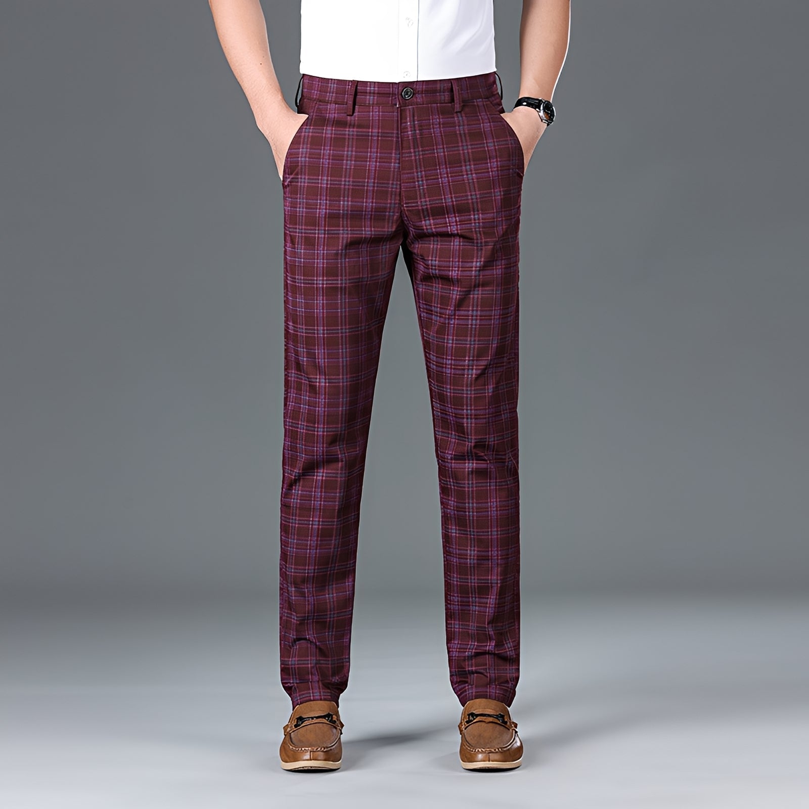 Myers - Bequeme Karierte Hose
