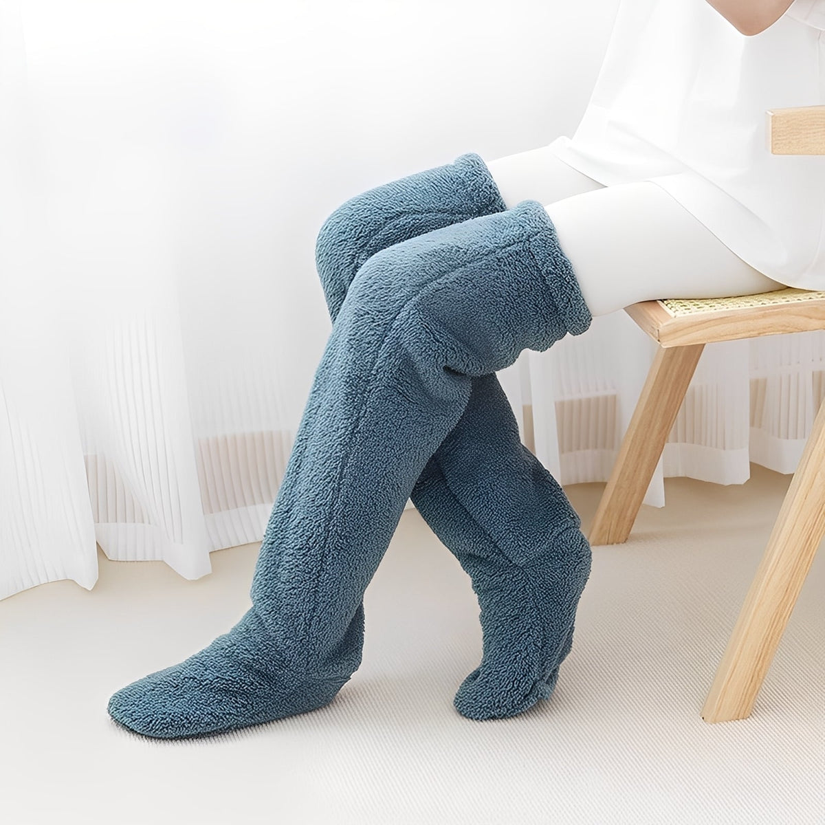 Camellia - Warme Winter-Kniestrümpfe für Damen