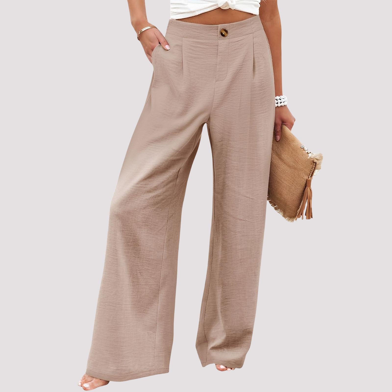Helen - Damenhose mit weitem Bein und angenehmer Passform