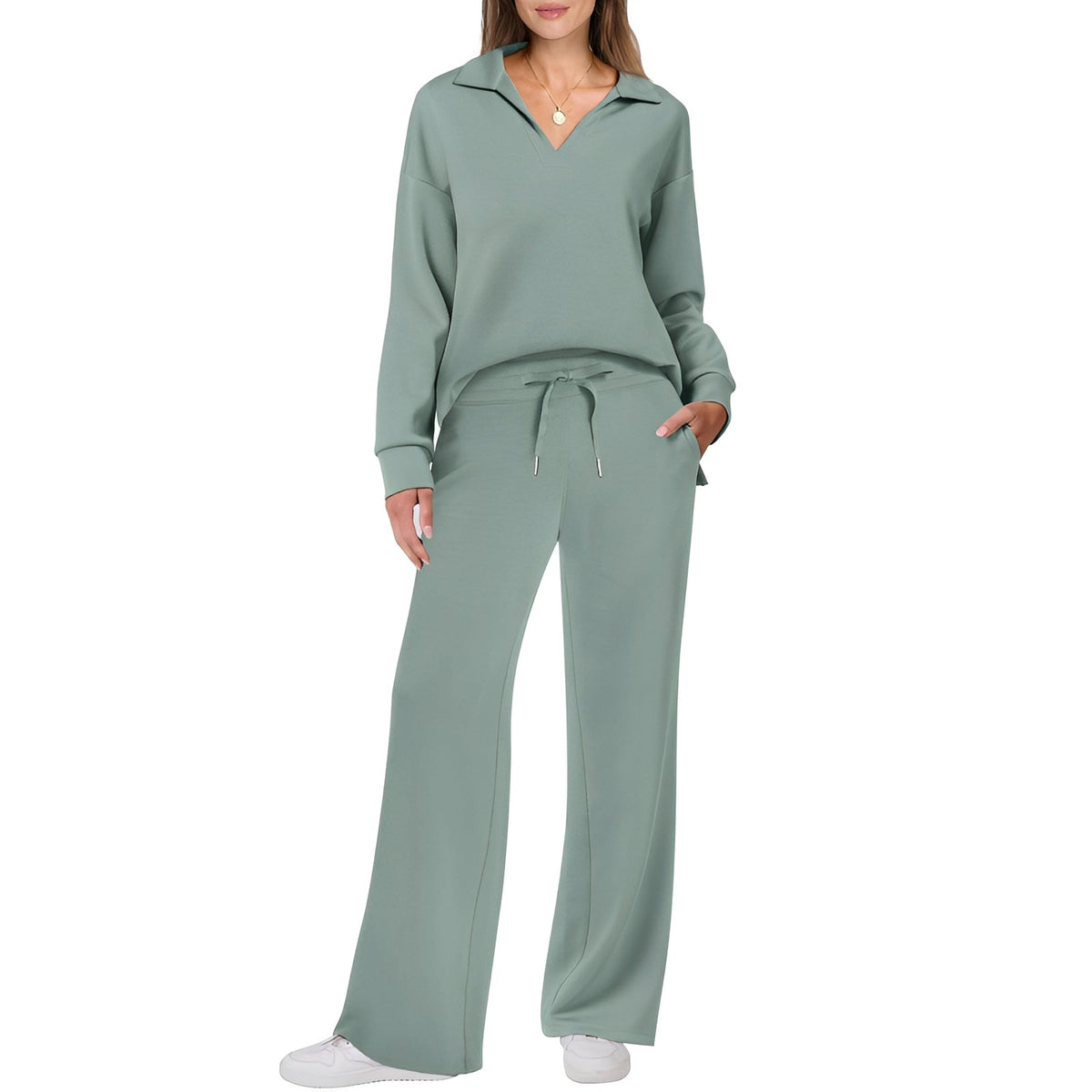 Carmena - Entspanntes und gemütliches Hosen-Set