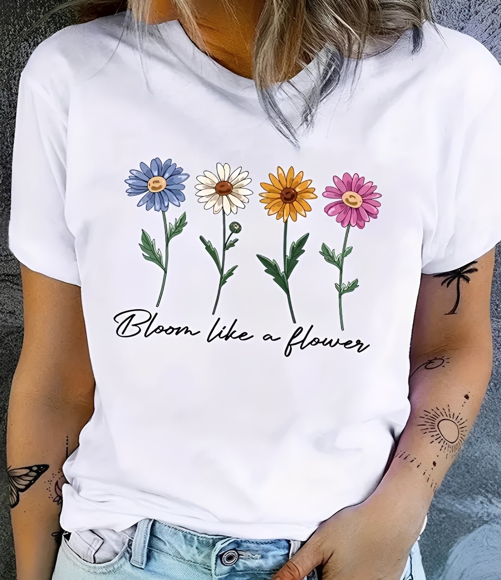 Julia - Modisches Damen-T-Shirt mit Druck