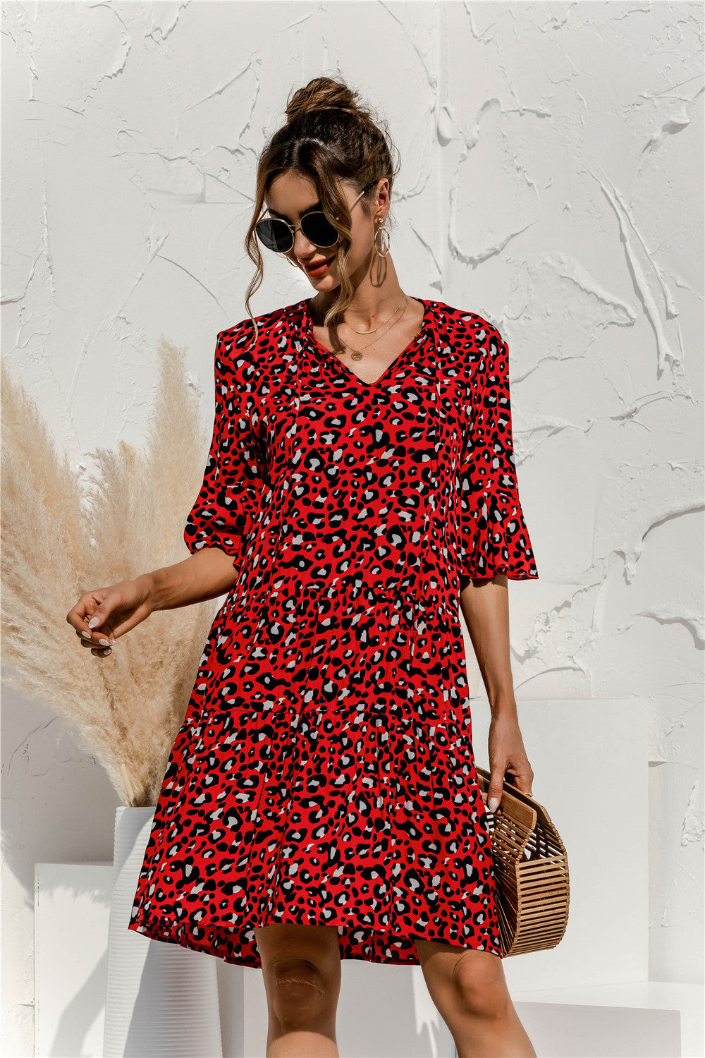 Liza - Modisches Kleid mit weiten Ärmeln für Damen