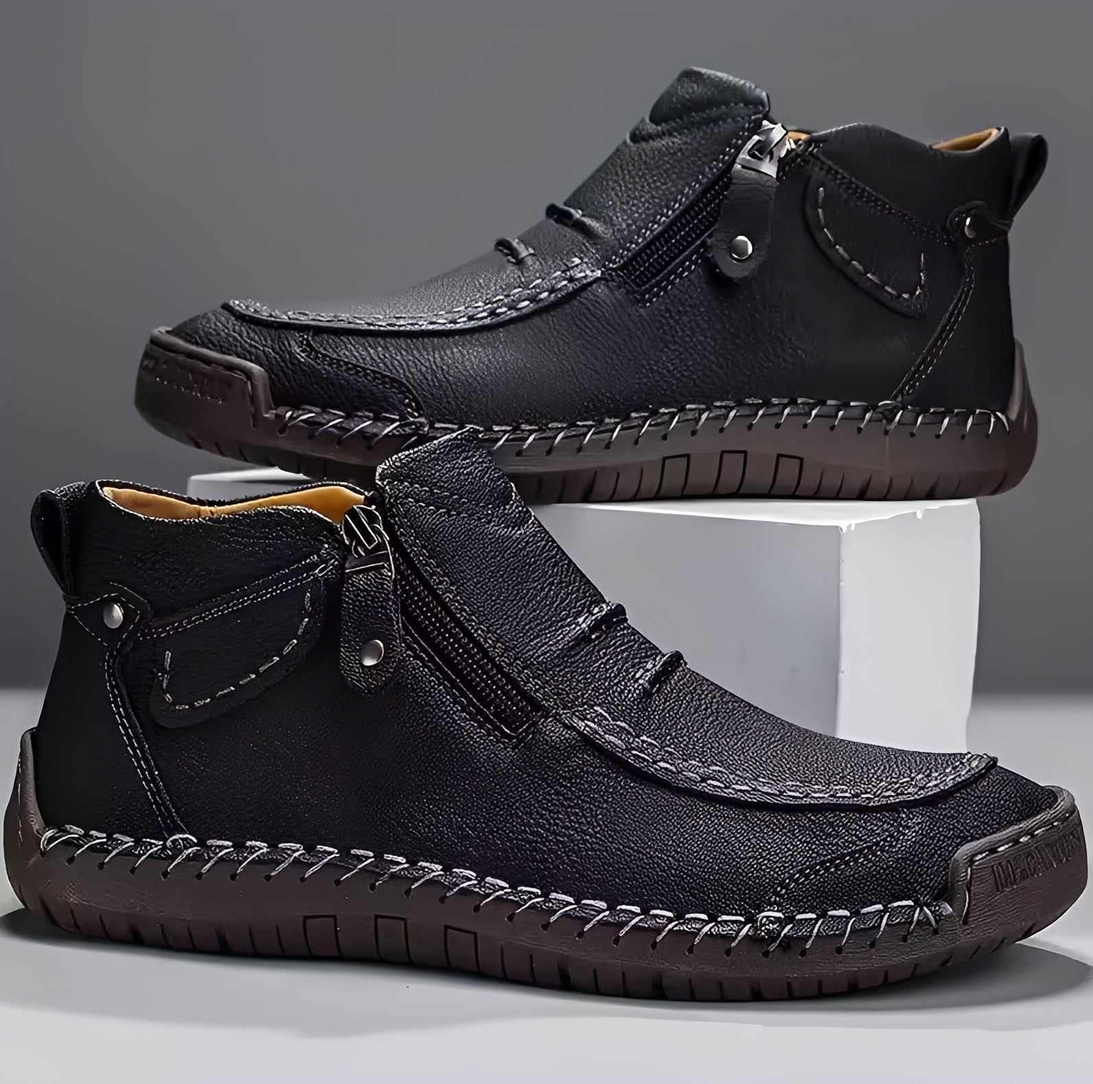 David - Elegante Stiefel mit Reißverschluss