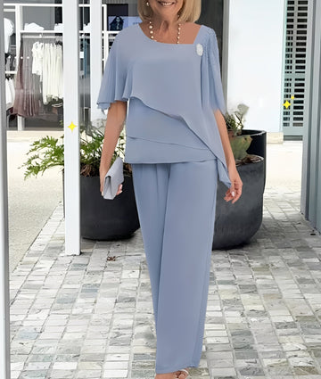 Leah - Stilvolles, locker geschnittenes zweiteiliges Damen-Set
