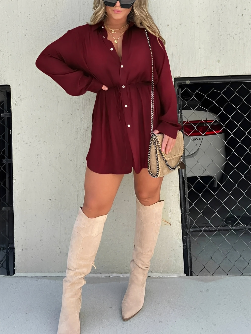Effie - Komfortabler Langarm-Jumpsuit
