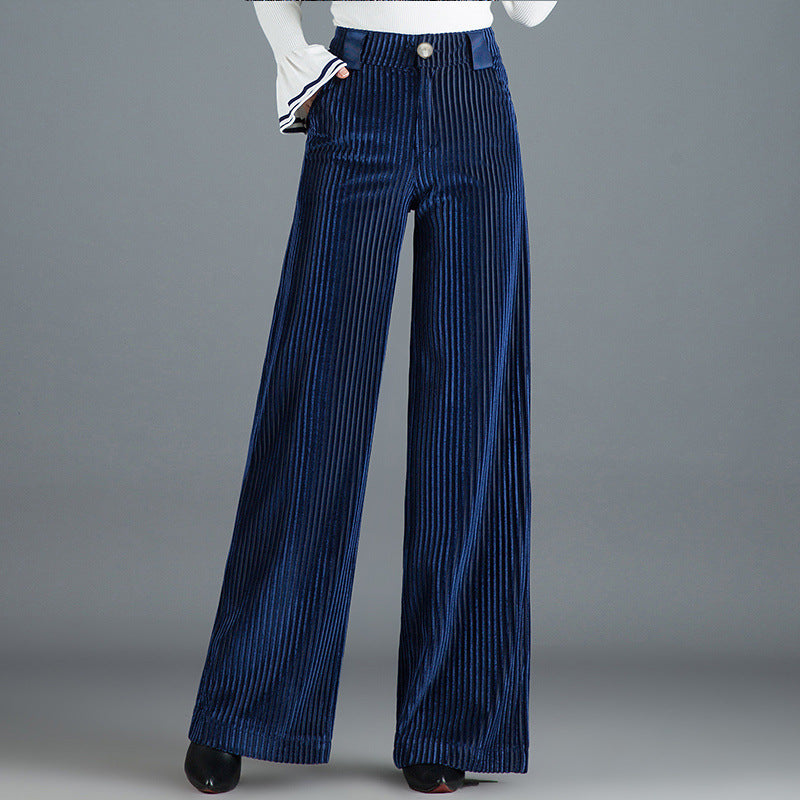 Casey - Trendige Cordhose mit weitem Bein für Damen
