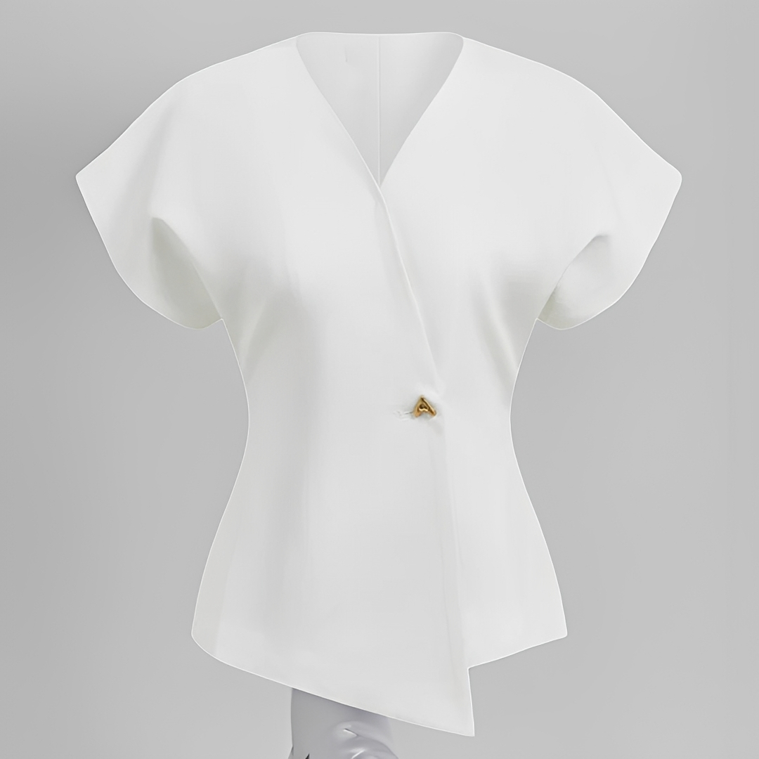 Ariella - Trendige V-Ausschnitt-Bluse
