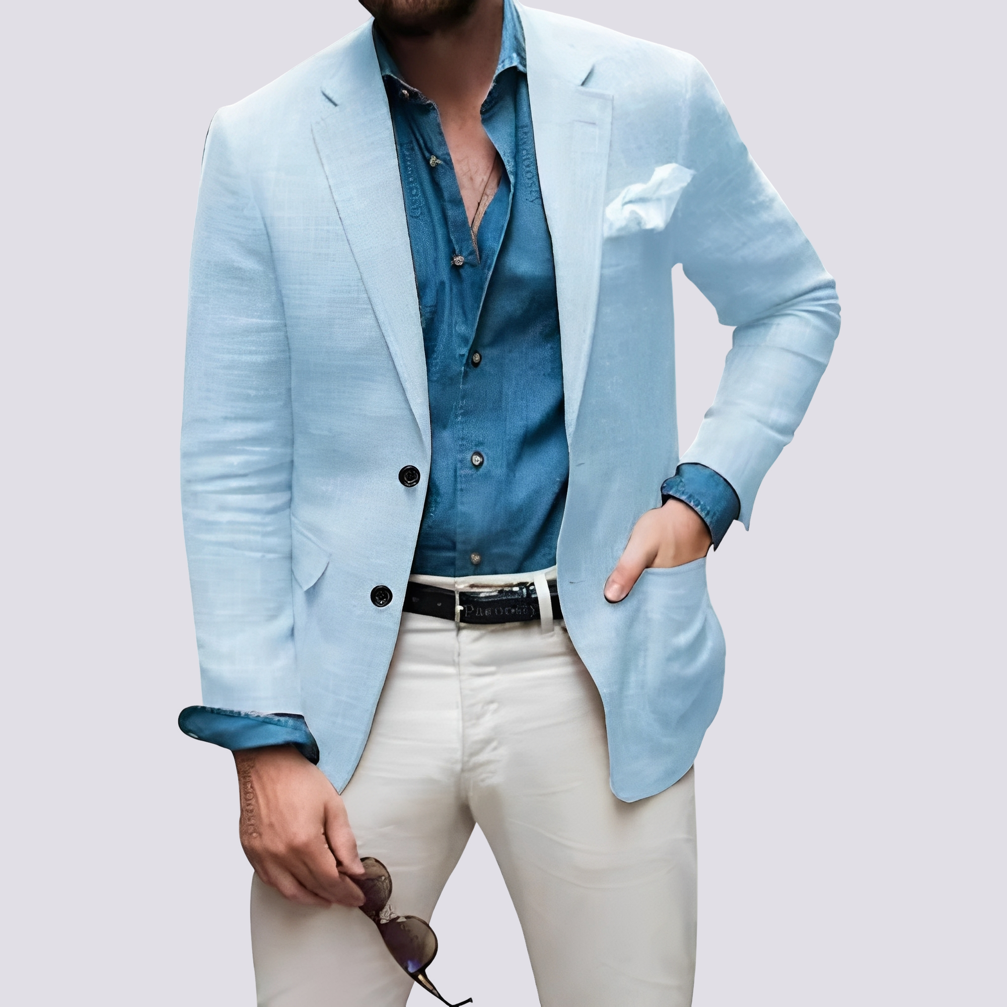 Glenn - Eleganter Herrenblazer mit Knöpfen