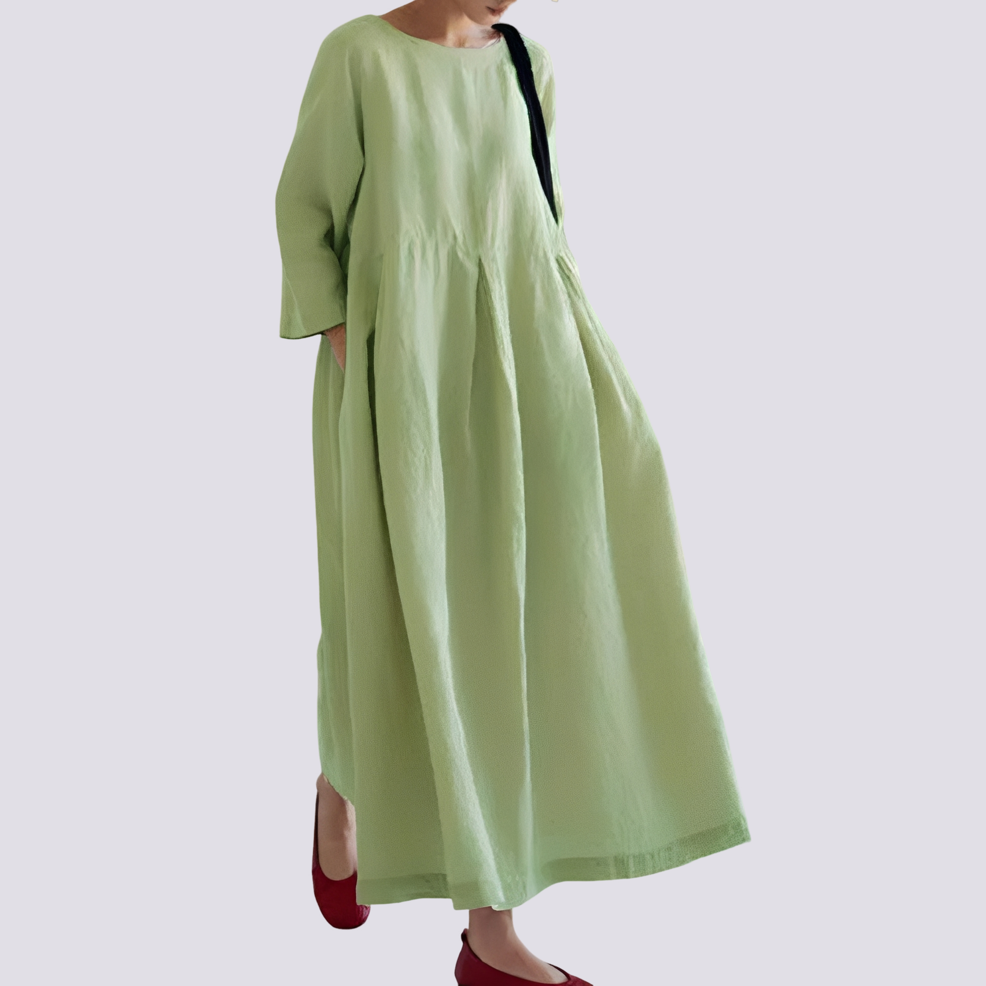 Veronica - Bequemes Damenkleid mit Taschen