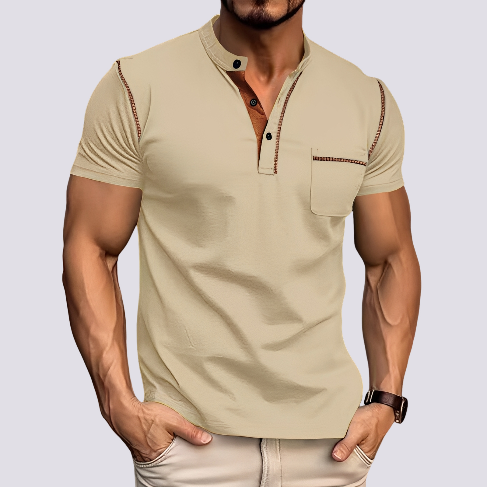 Stefan - Stilvolles, atmungsaktives Herren-Poloshirt