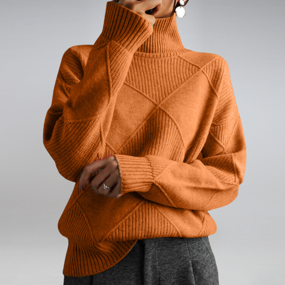 Camille - Eleganter und komfortabler Rollkragenpullover