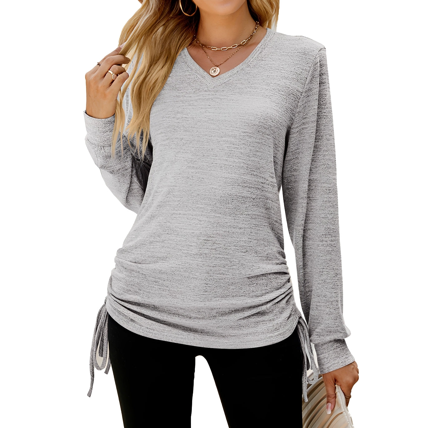 Ellaine - Elegantes Damen-Top mit V-Ausschnitt