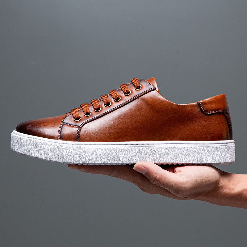 Dominik - Freizeitsneaker mit gebürstetem Finish