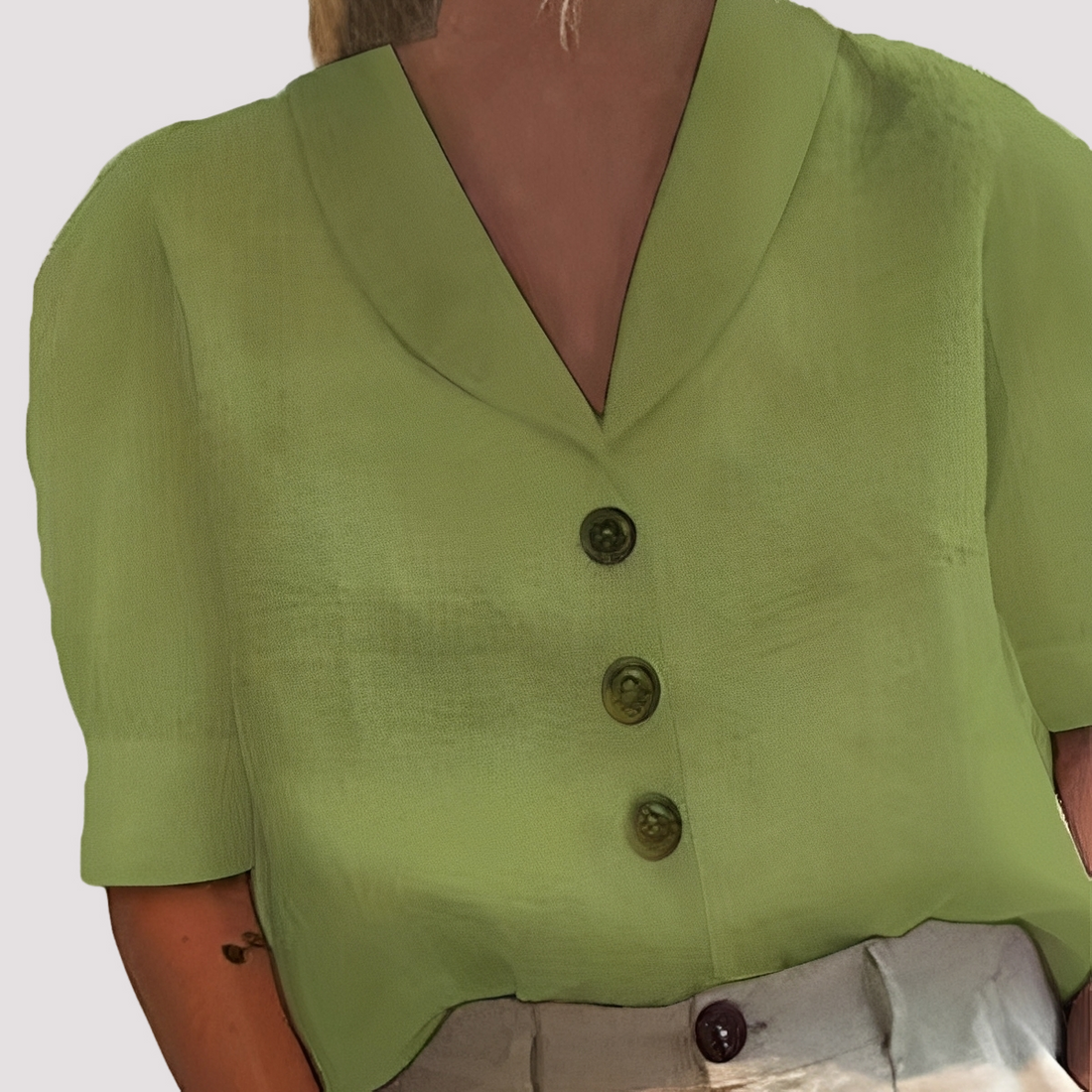 Mariyah - Modische Bluse mit V-Ausschnitt