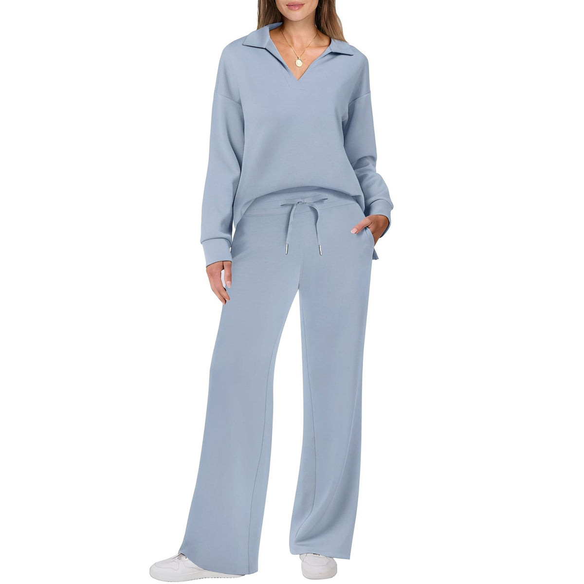 Carmena - Entspanntes und gemütliches Hosen-Set