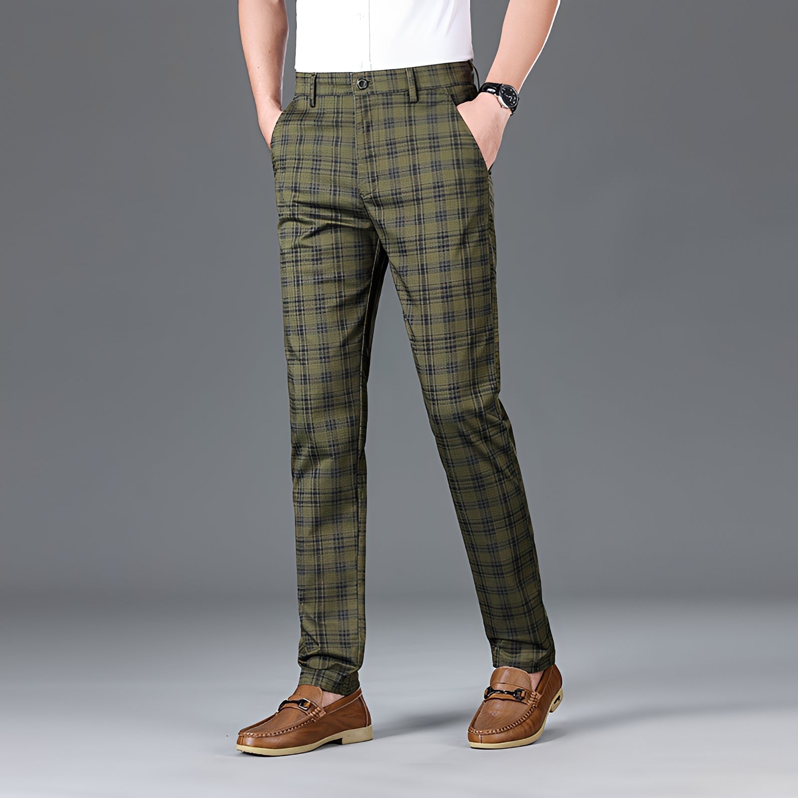 Myers - Bequeme Karierte Hose