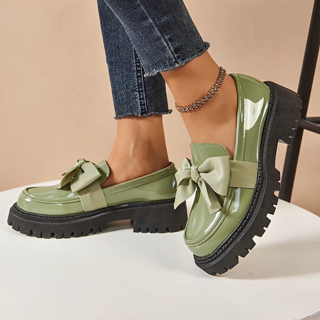 Yasir - Schicke Loafer mit Schleife