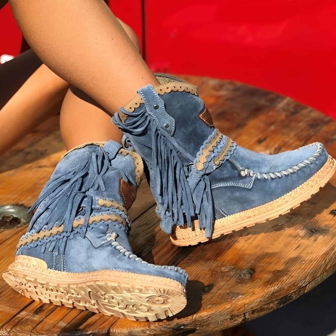 Brianna - Stilvolle Boho-Stiefeletten
