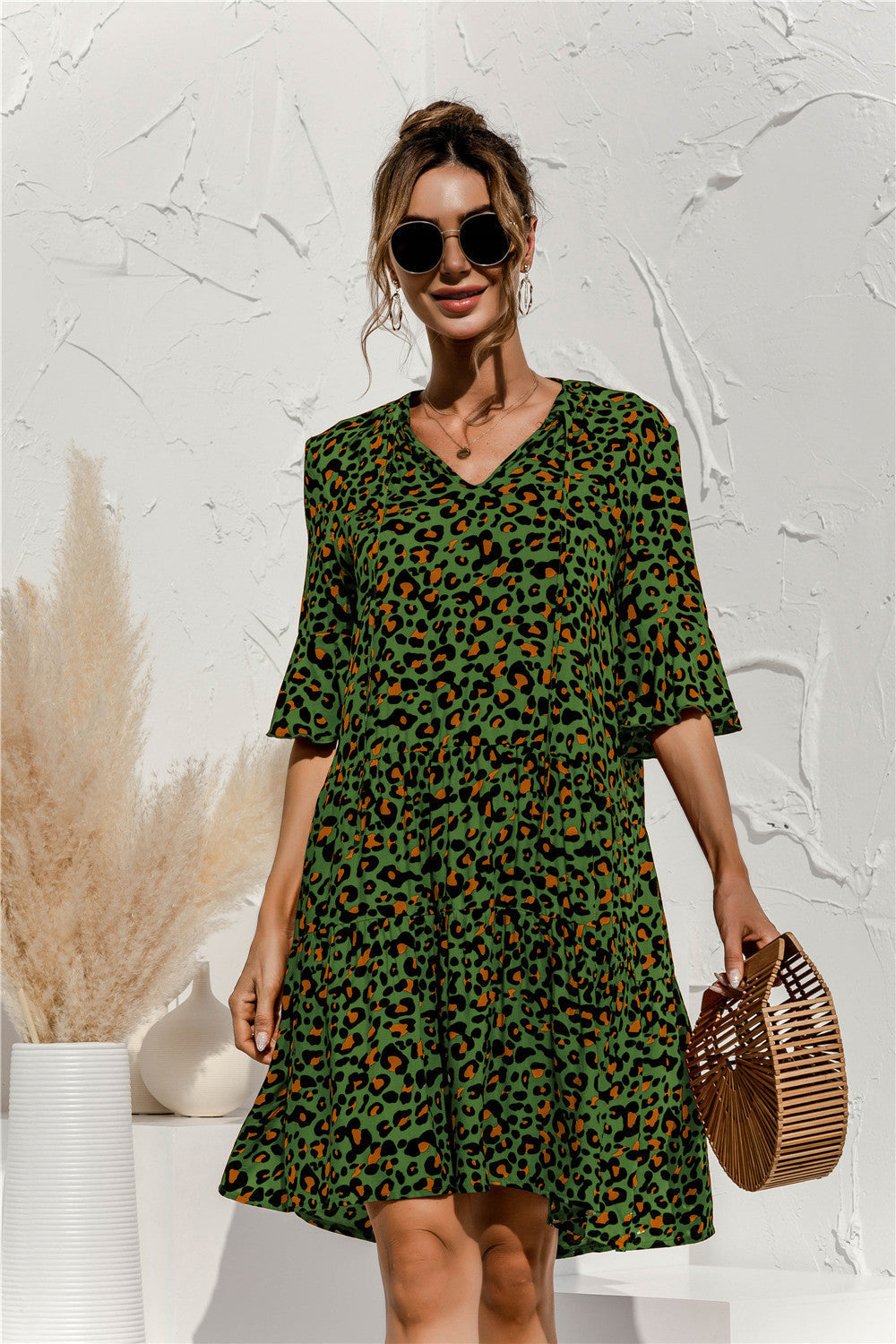 Liza - Modisches Kleid mit weiten Ärmeln für Damen