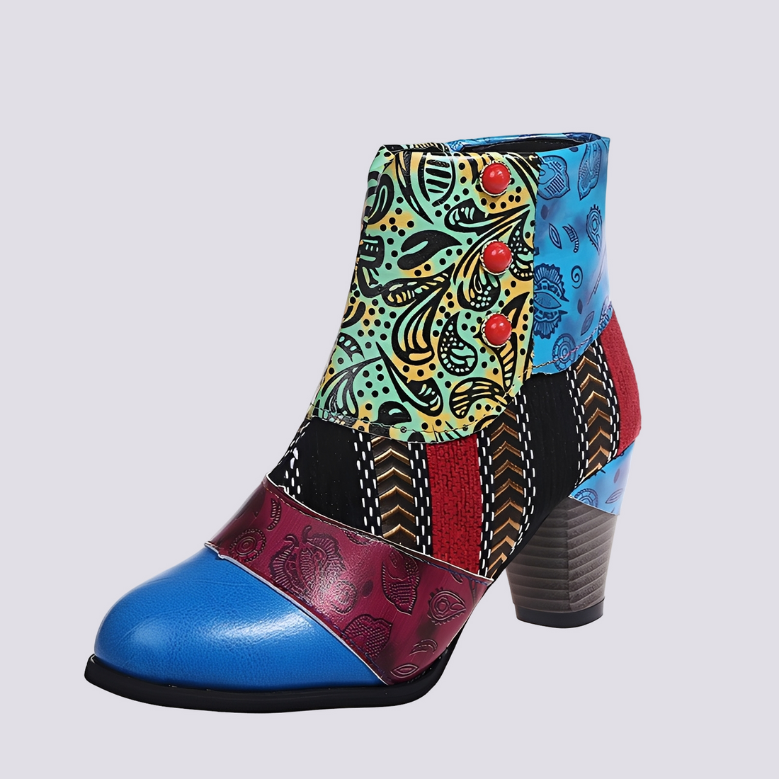 Emma - Farbenfrohe Bohemian-Stiefel