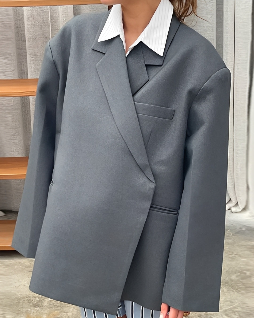 Carolyn - Bequem geschnittener weiter Blazer
