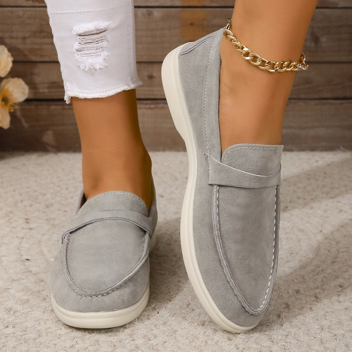 Rory - Komfortable flache Slipper