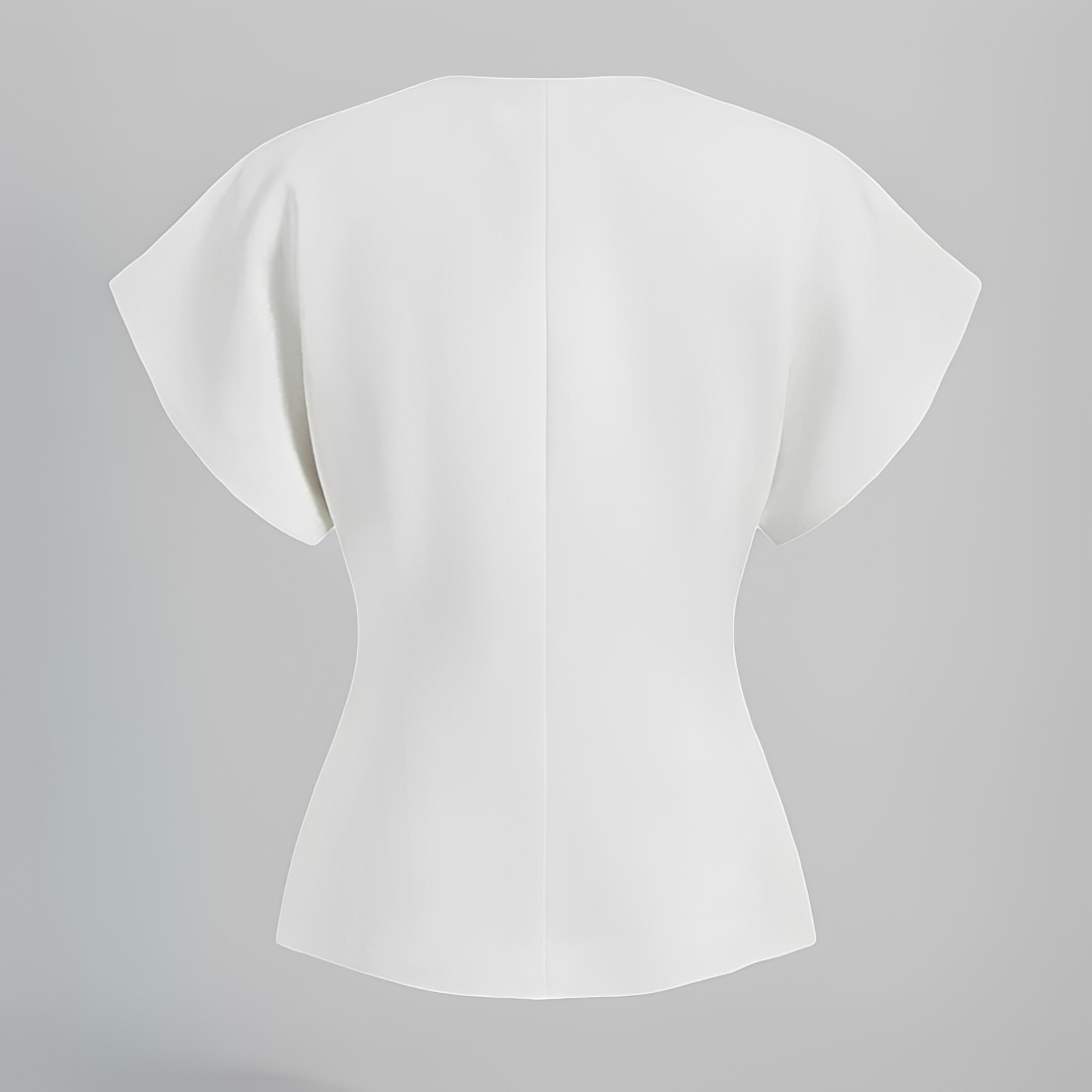 Ariella - Trendige V-Ausschnitt-Bluse