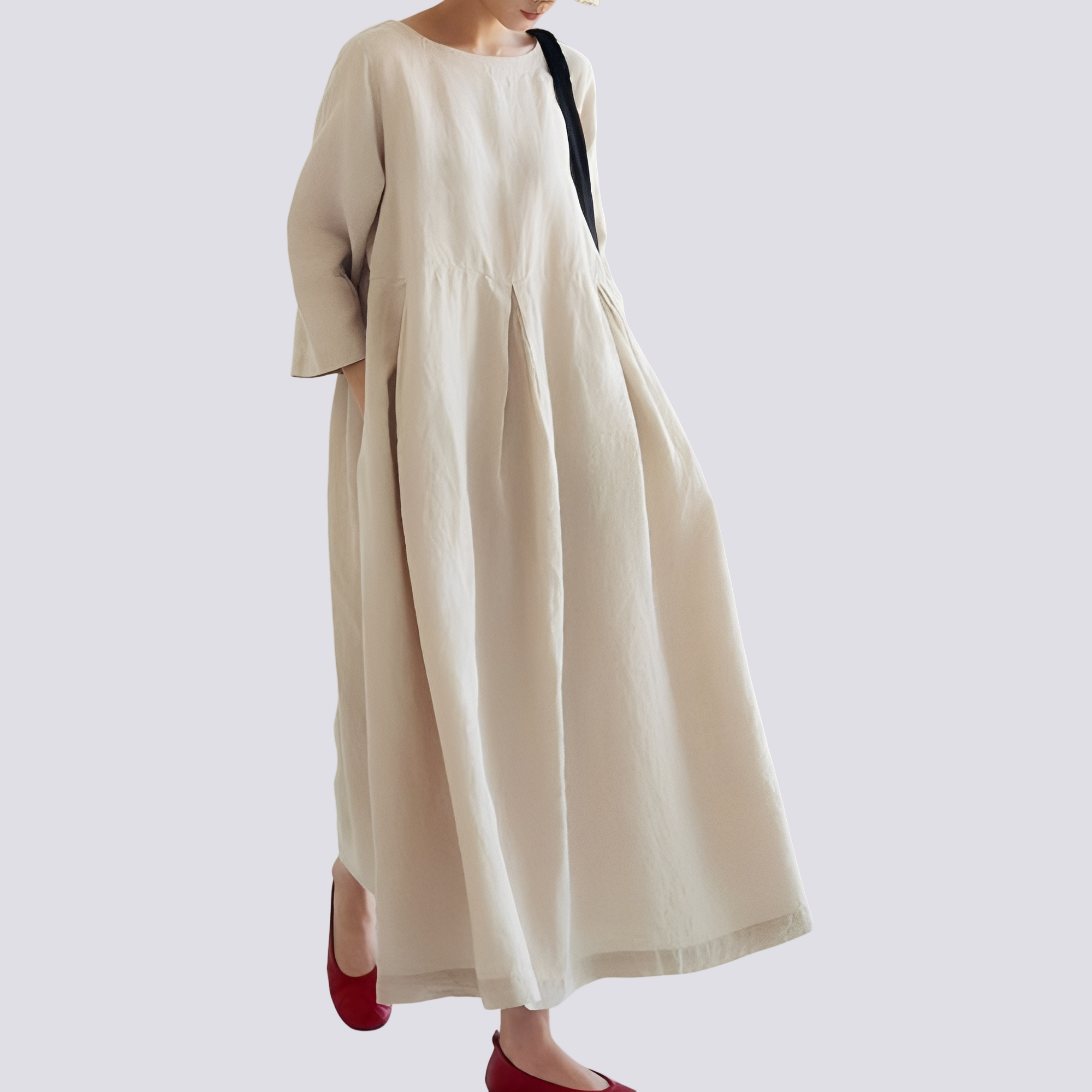 Veronica - Bequemes Damenkleid mit Taschen
