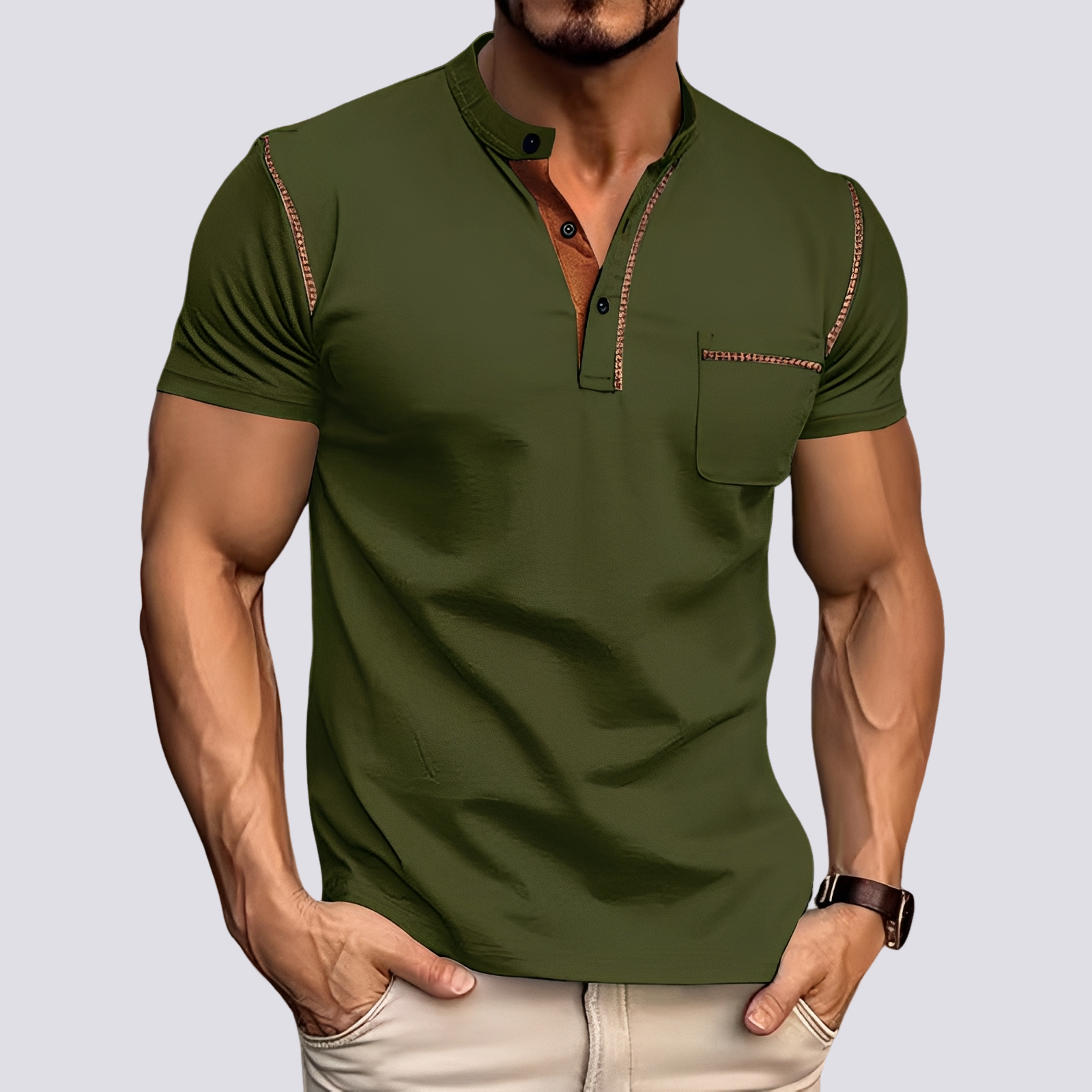 Stefan - Stilvolles, atmungsaktives Herren-Poloshirt