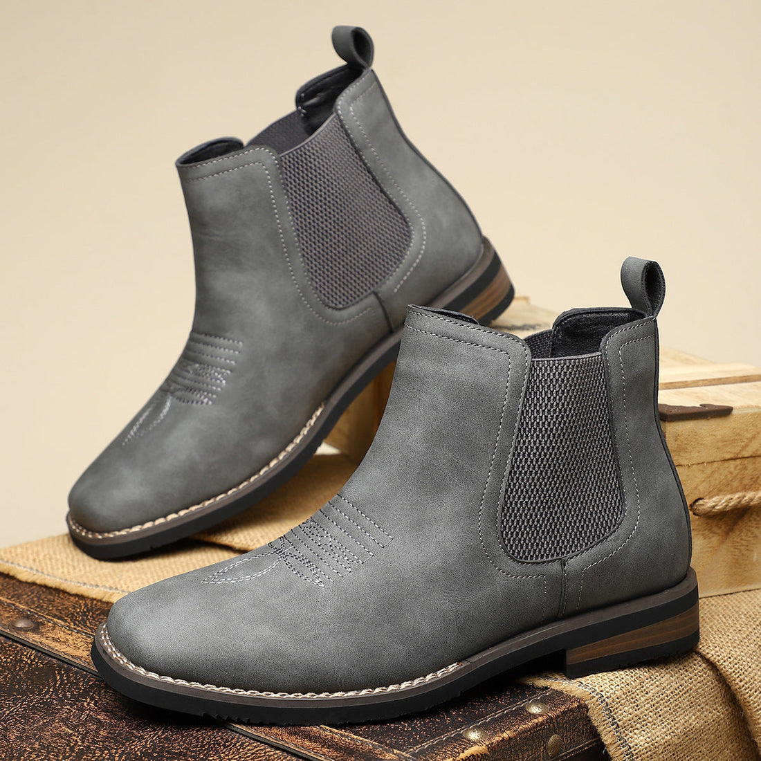 Carson - Elegante mittelhohe Stiefel