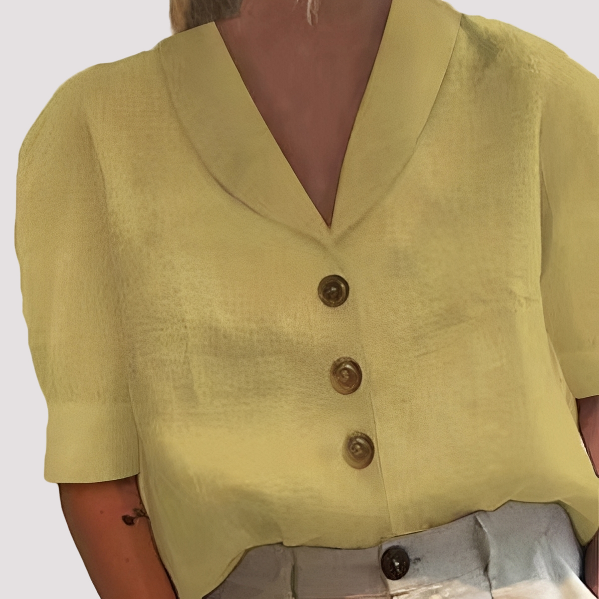 Mariyah - Modische Bluse mit V-Ausschnitt