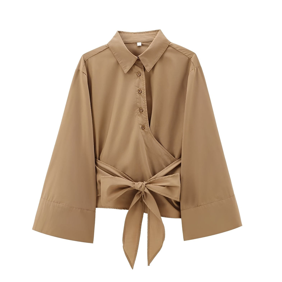 Shania - Elegantes, locker geschnittenes Oberteil für Damen mit Gürtel