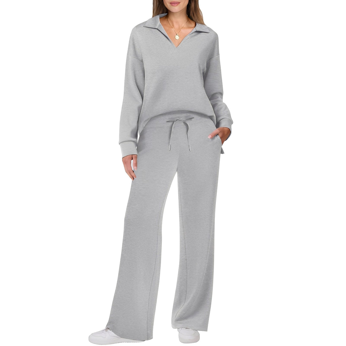 Carmena - Entspanntes und gemütliches Hosen-Set