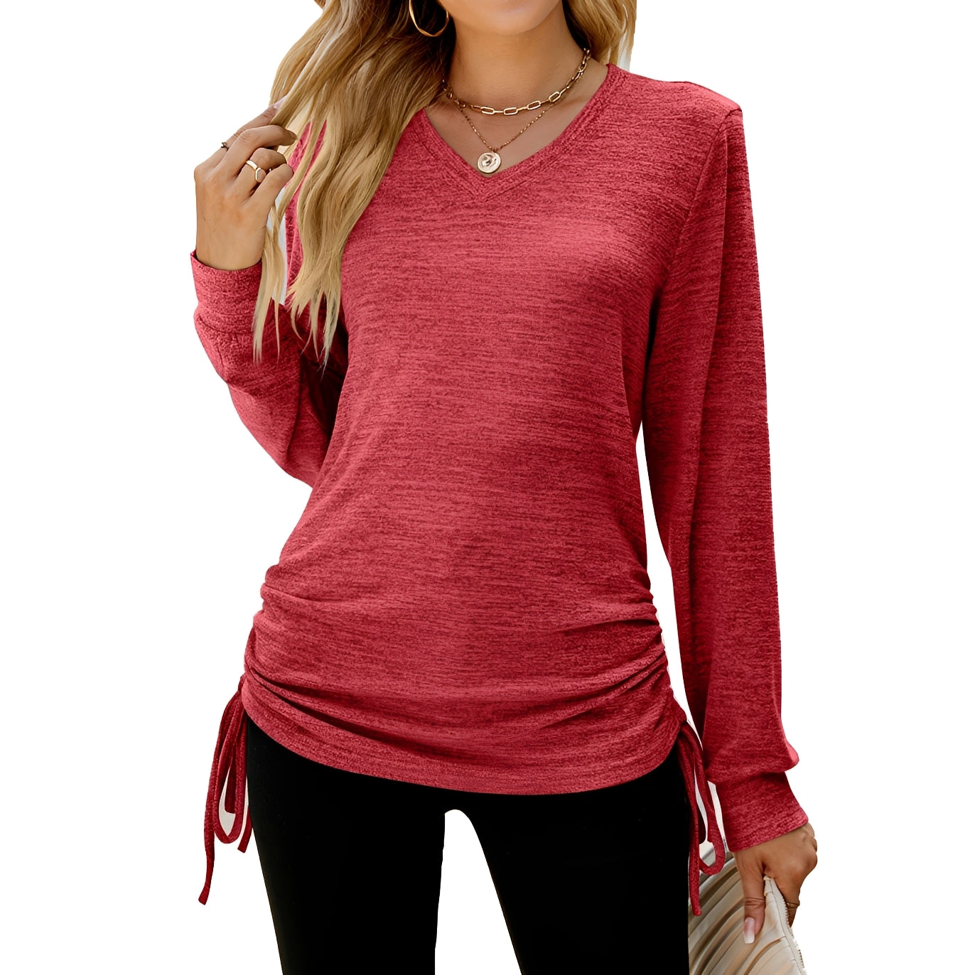 Ellaine - Elegantes Damen-Top mit V-Ausschnitt