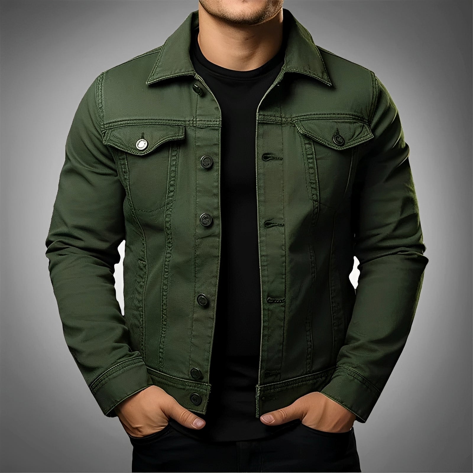 Leroy - Stilvolle Jeansjacke für Herren