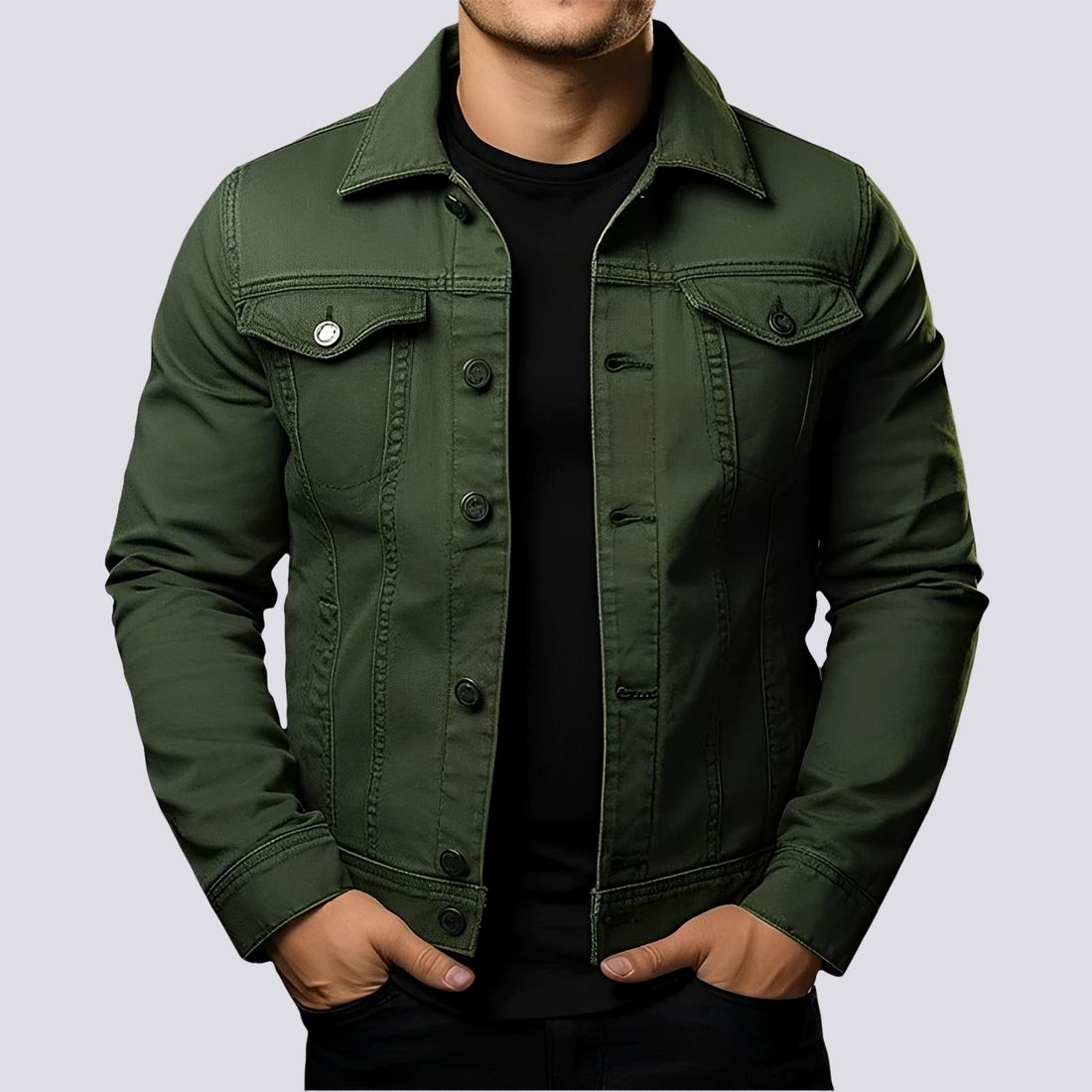 Layton - Freizeit-Jeansjacke für Herren