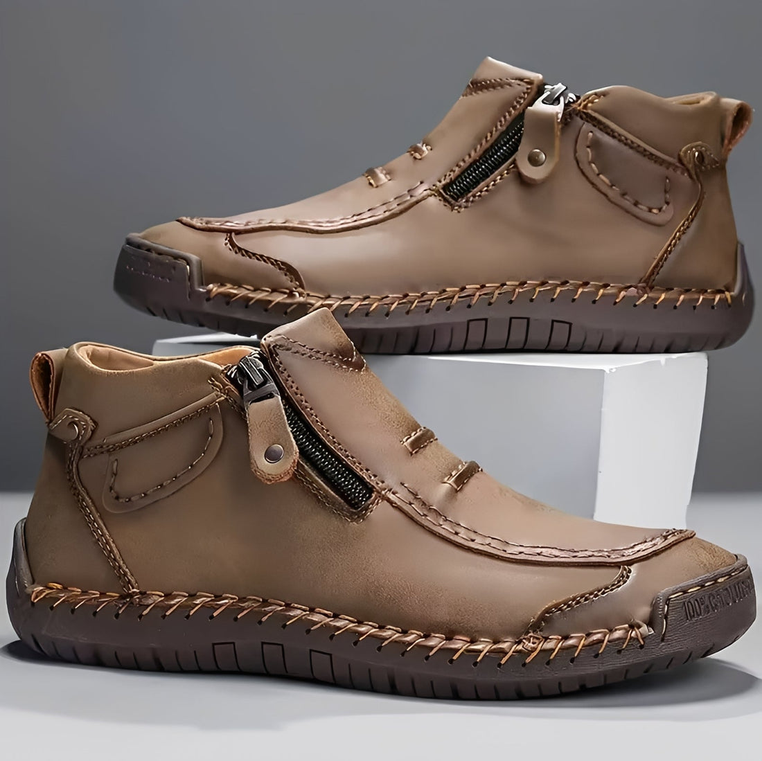David - Elegante Stiefel mit Reißverschluss