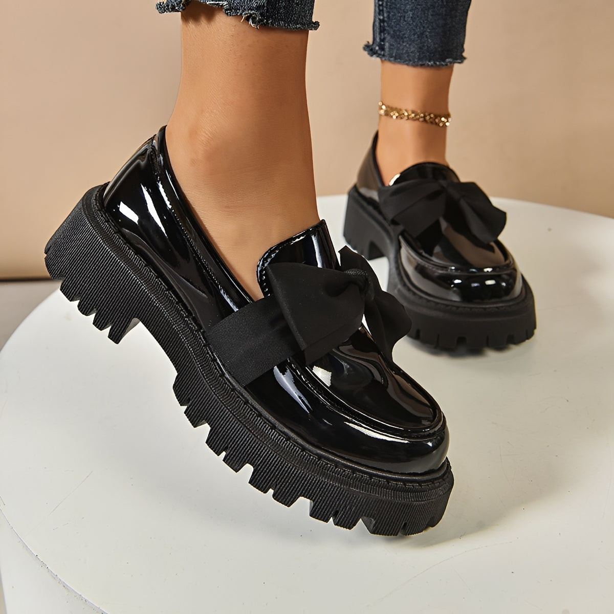 Yasir - Schicke Loafer mit Schleife