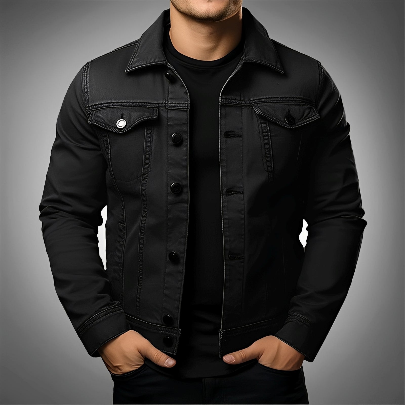Leroy - Stilvolle Jeansjacke für Herren