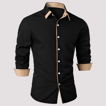 Samuel - Elegantes Langarm-Overshirt für Herren