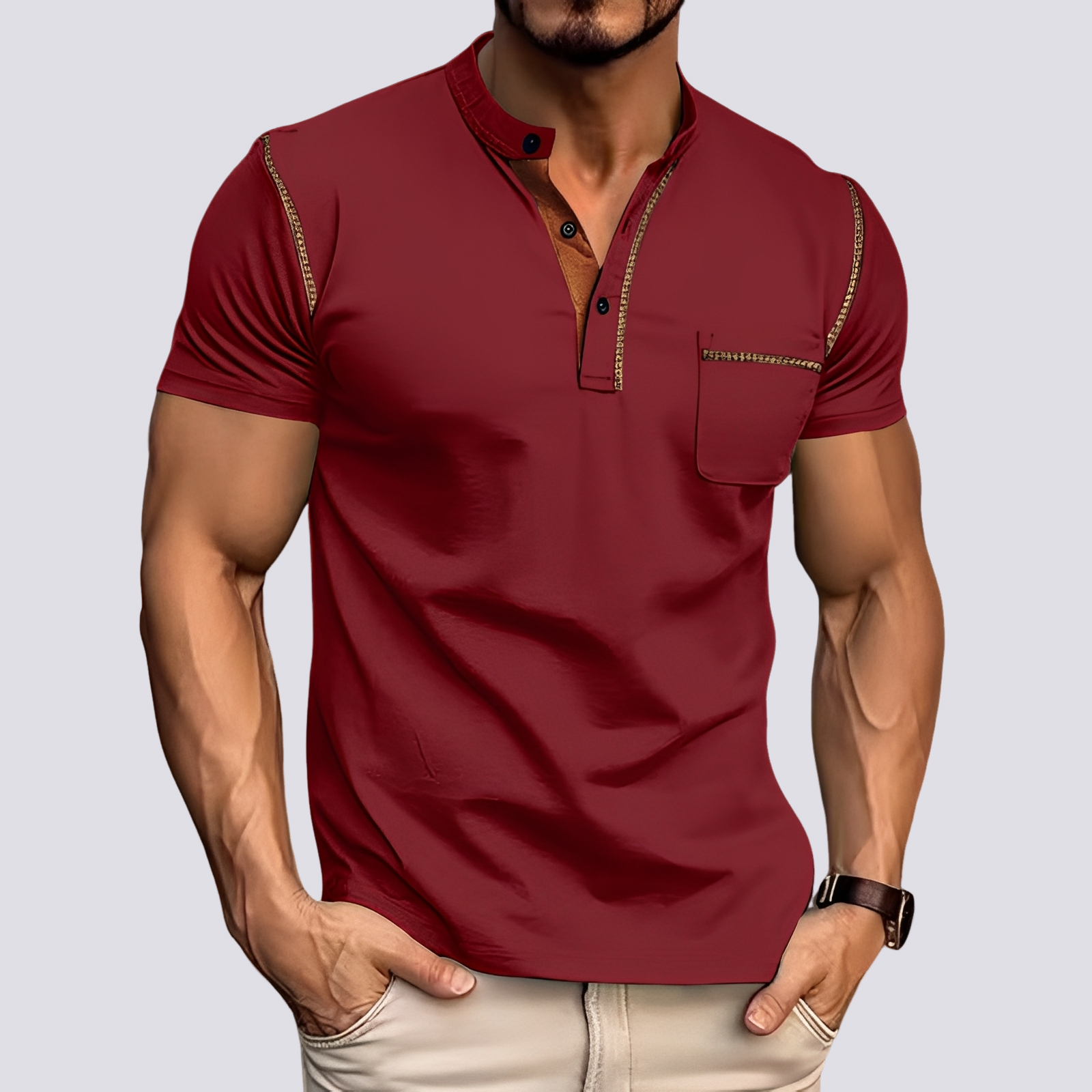 Stefan - Stilvolles, atmungsaktives Herren-Poloshirt