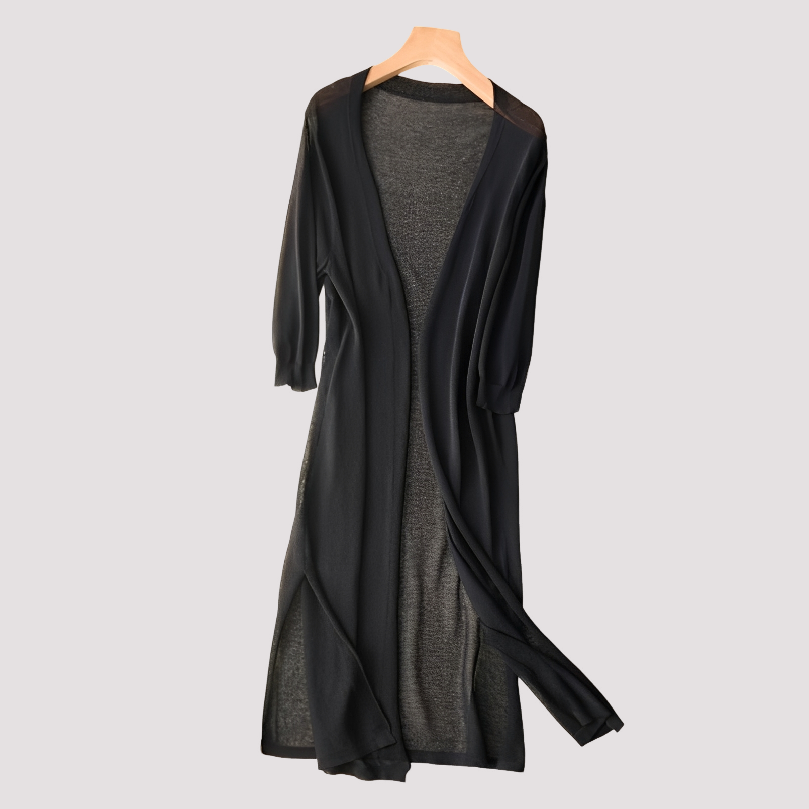 Fannie - Bequemer langer Damen-Cardigan