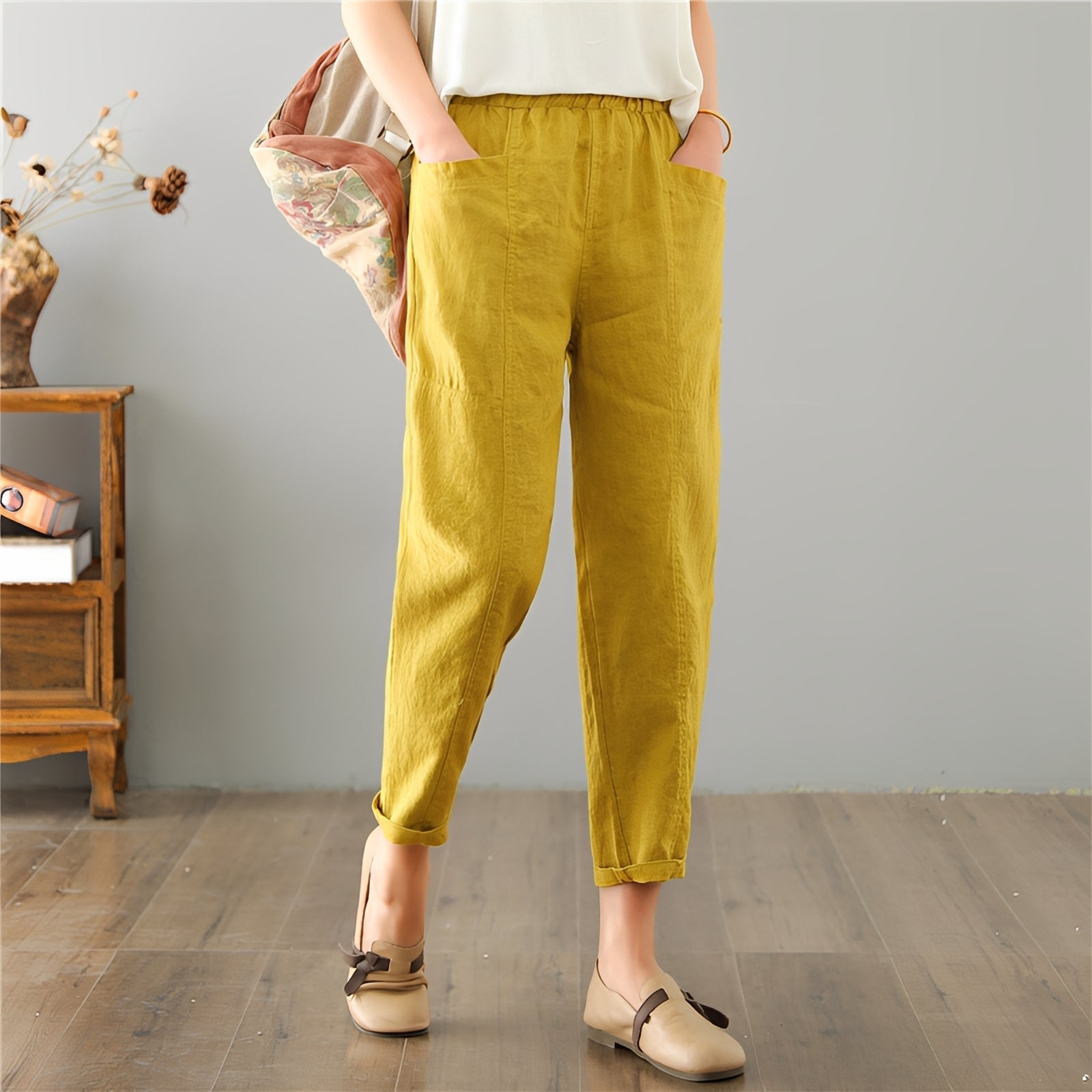 Gretchen - Bequeme Freizeithose mit Taschen für Frauen
