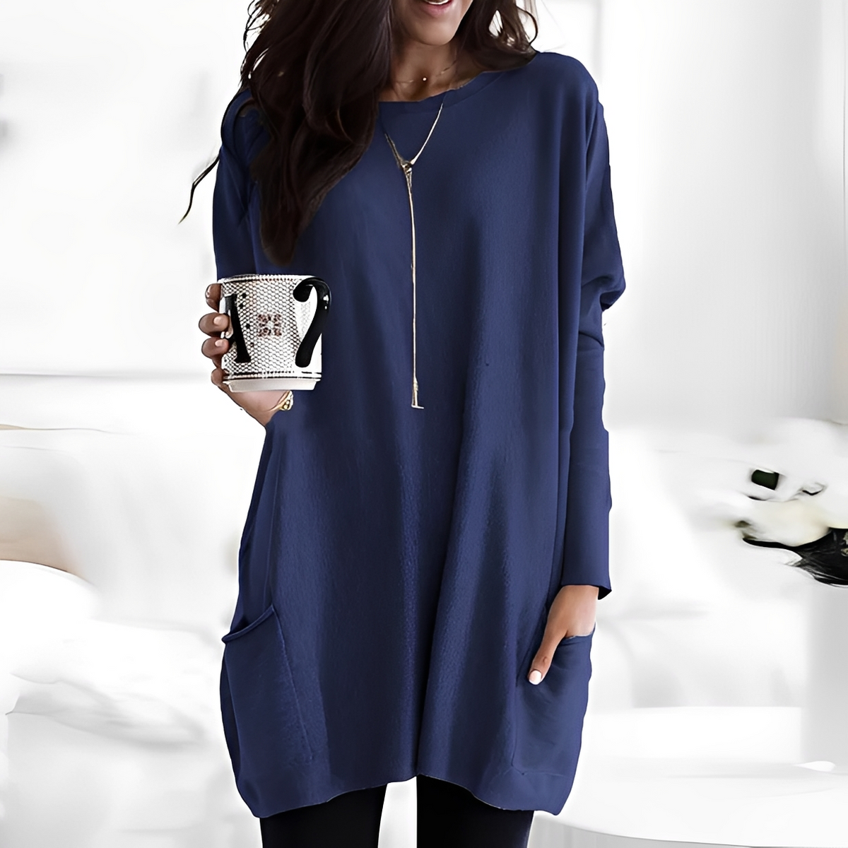 Diane - Komfortabler Pullover mit langen Ärmeln