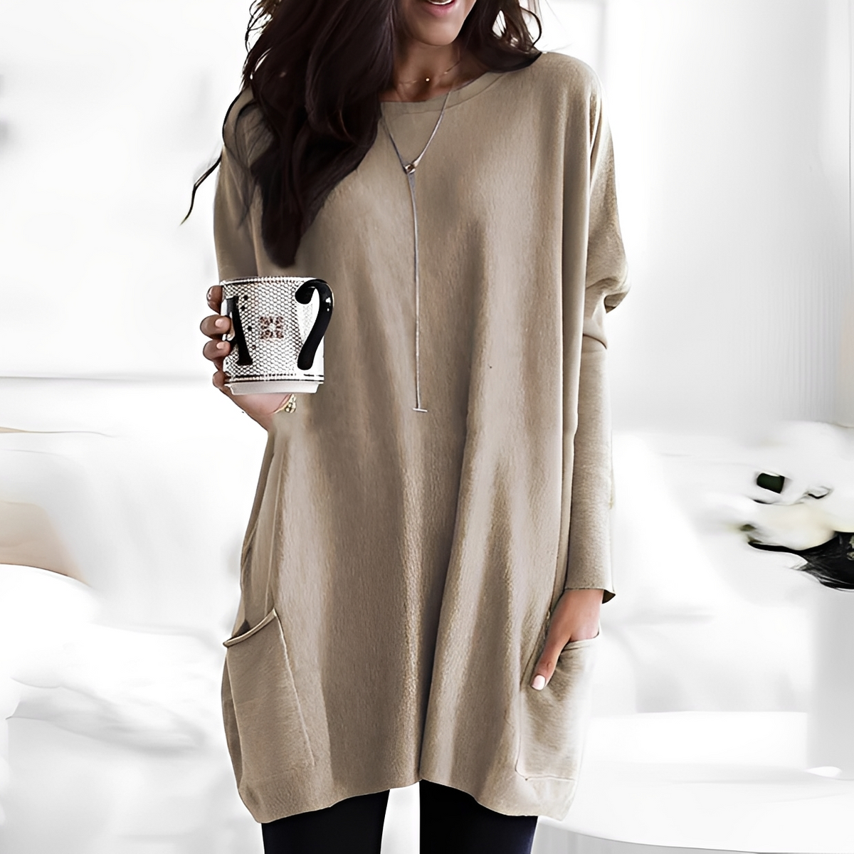 Diane - Komfortabler Pullover mit langen Ärmeln