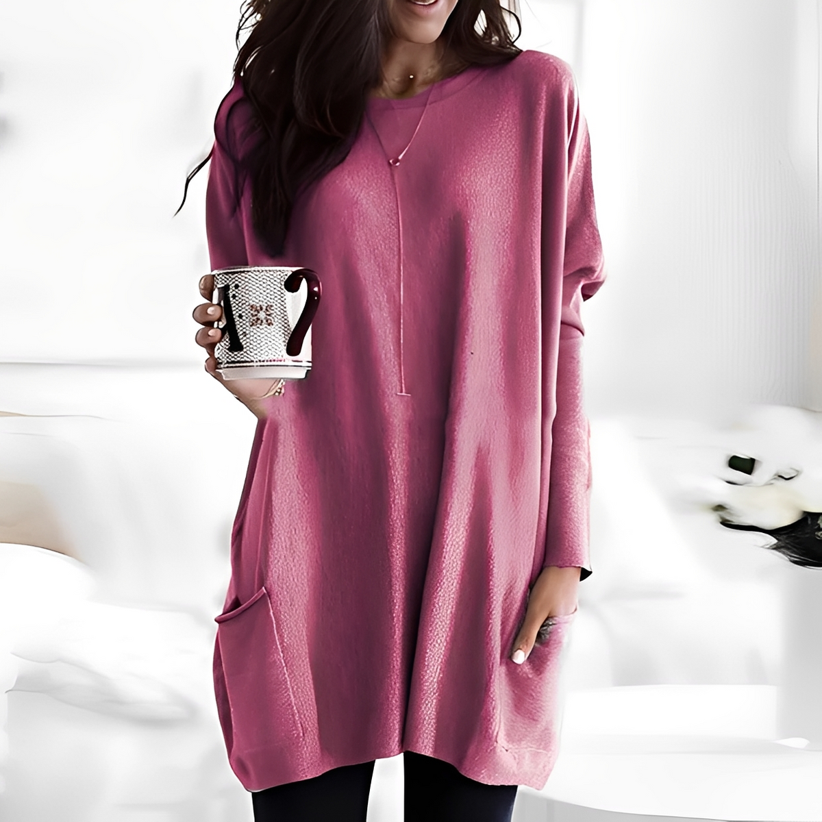 Diane - Komfortabler Pullover mit langen Ärmeln