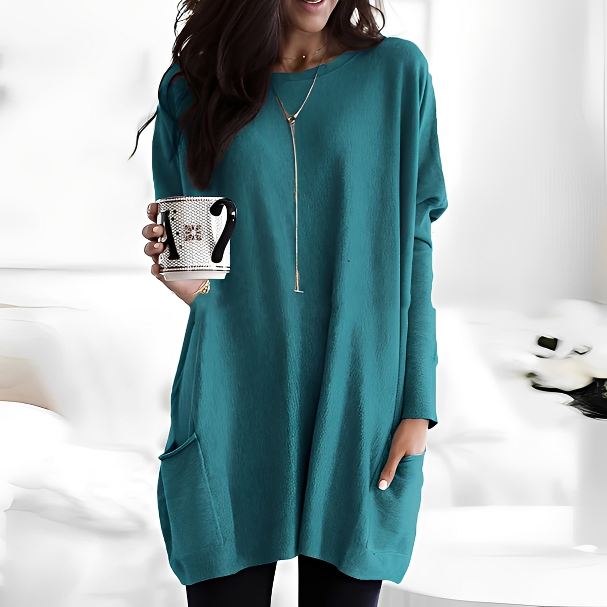 Diane - Komfortabler Pullover mit langen Ärmeln