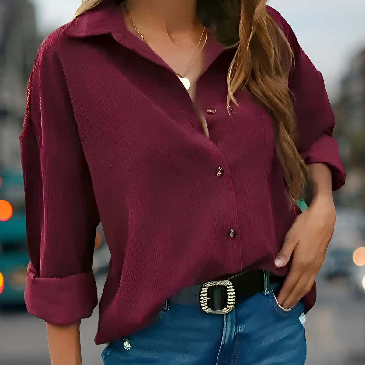 Wendela - Elegante Bluse mit entspannter Passform