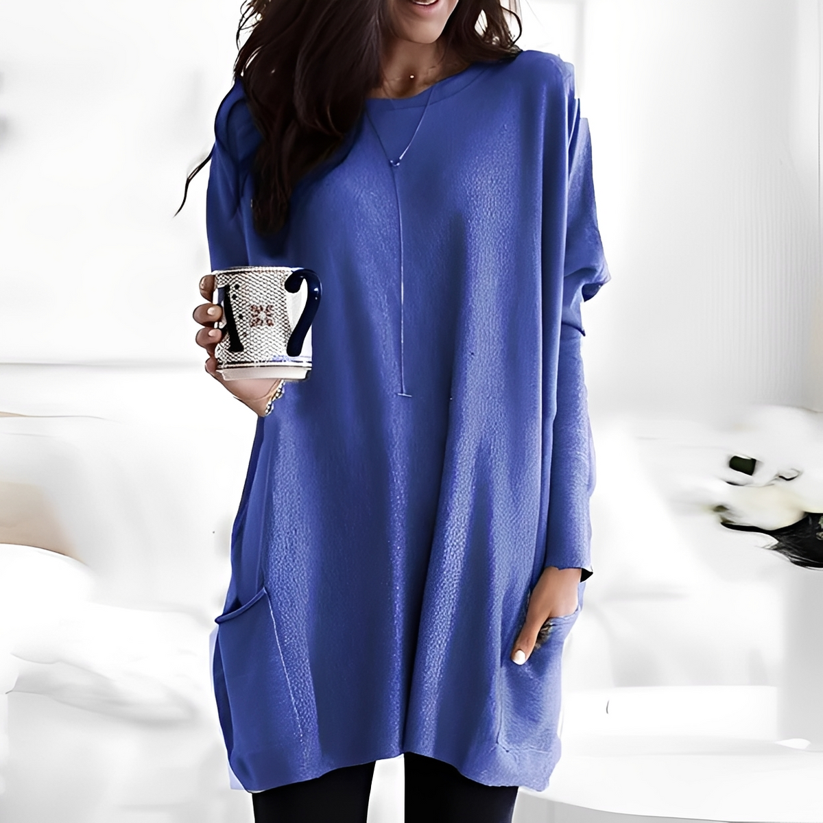 Diane - Komfortabler Pullover mit langen Ärmeln