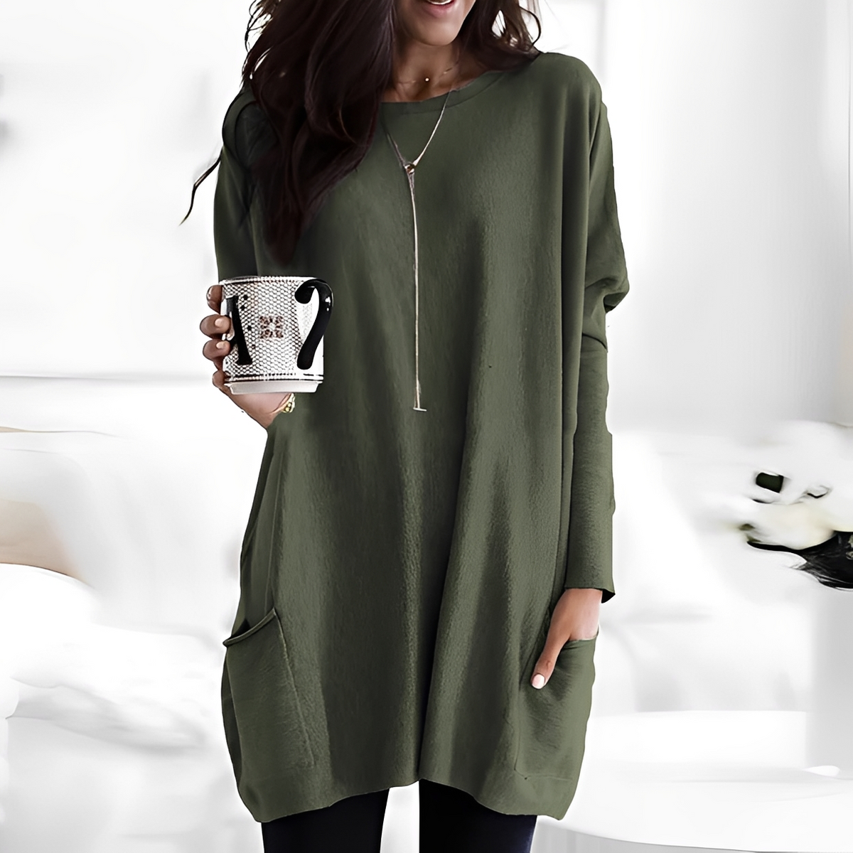 Diane - Komfortabler Pullover mit langen Ärmeln